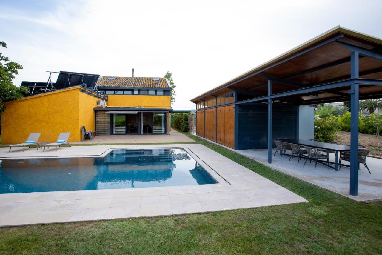 Masia Cal Sisplau, Con Piscina Y Rodeada De Vinedos A 10 Minutos De Vilafranca Del Penedes, Barcelona ,Cataluna San Martín Sarroca المظهر الخارجي الصورة
