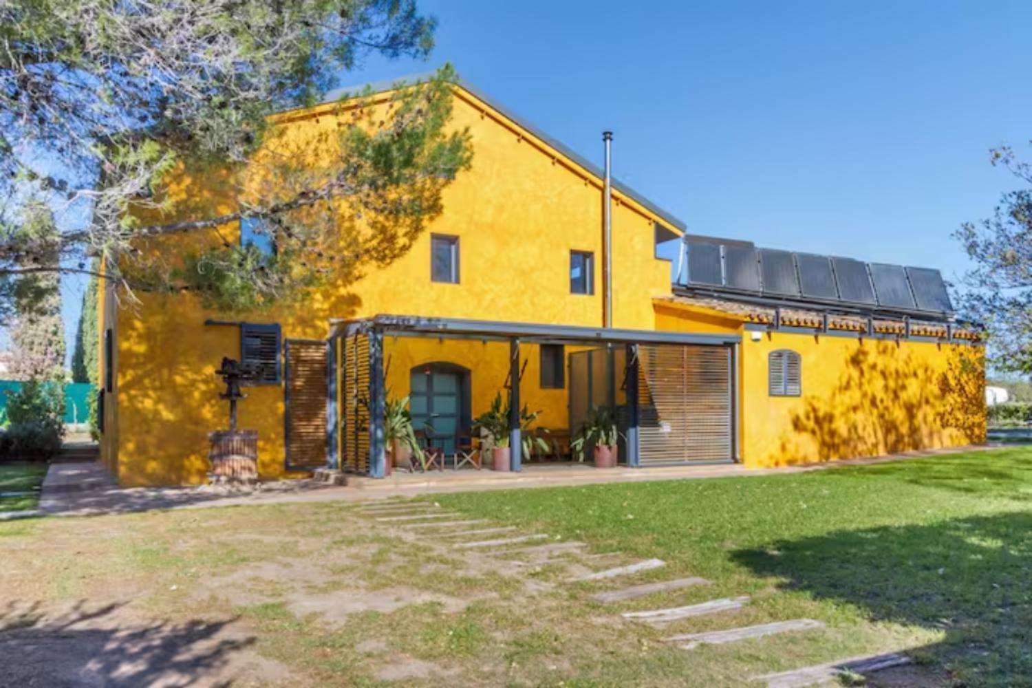 Masia Cal Sisplau, Con Piscina Y Rodeada De Vinedos A 10 Minutos De Vilafranca Del Penedes, Barcelona ,Cataluna San Martín Sarroca المظهر الخارجي الصورة